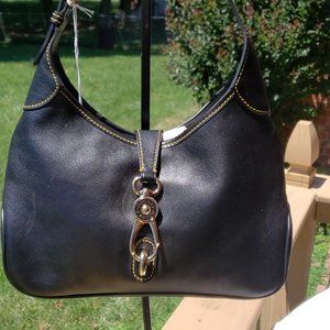 Dooney & Bourke Black Leather Shoulder Bag